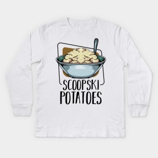 Potato Potatoes Kids Long Sleeve T-Shirt